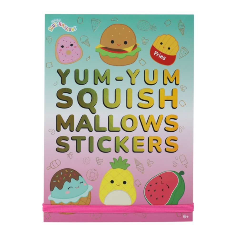 New YUM-YUM SQUISHMALLOWS Sticker Book
